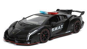 HYPERSPEC - Lamborghini Veneno - P.Black S.W.A.T. (ミニカー)