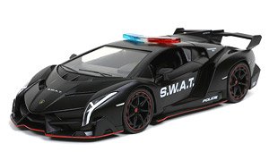 Hyperspec - Lamborghini Veneno - P.Black S.W.A.T. (Diecast Car)