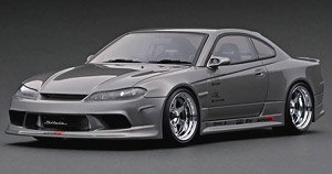 Vertex S15 Silvia Dark Silver (Diecast Car)