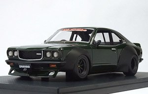 Mazda Savanna (S124A) Racing Dark Green (Diecast Car)