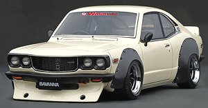 Mazda Savanna (S124A) Racing White (Diecast Car)