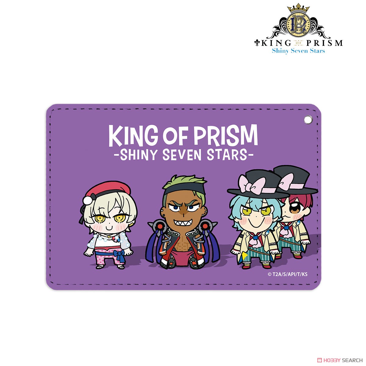 KING OF PRISM -Shiny Seven Stars- KING OF PRISM×大川ぶくぶ Schwarz Rose 1ポケットパスケース (キャラクターグッズ) 商品画像1
