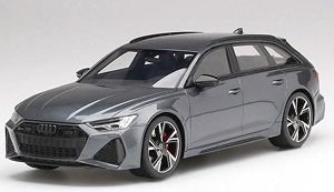 Audi RS6 Avant Carbon Black Daytona Gray (Diecast Car)