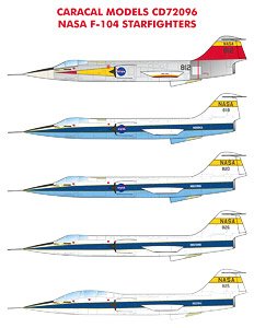 NASA F-104 スターファイターズ デカール (デカール)