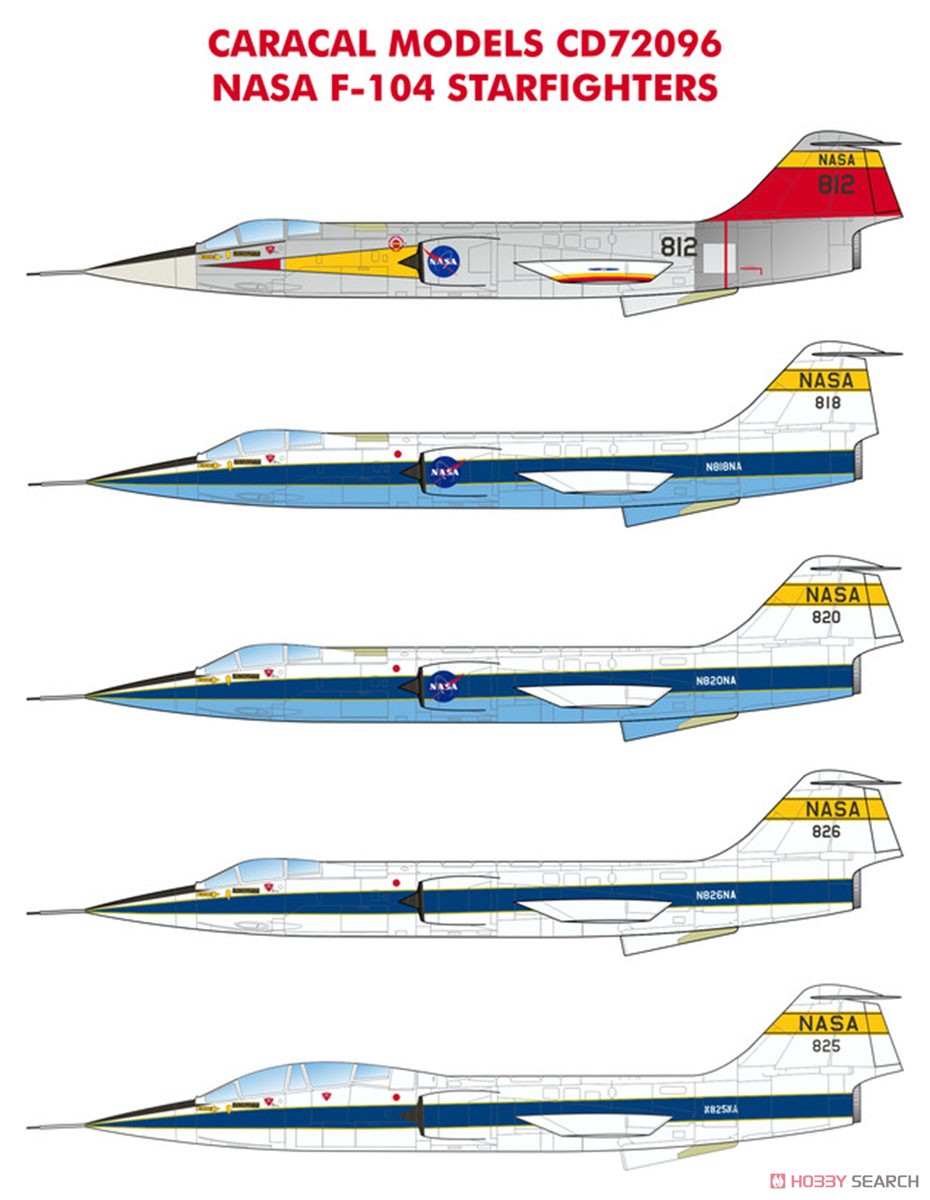 NASA F-104 Starfighter (Decal) Other picture1