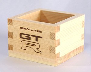 Square Wooden Cup Skyline GT-R(BNR32) (Toy)