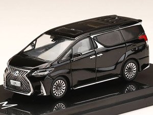 Lexus LM 350 4-Seater / White Interior (RHD) Black (202) (Diecast Car)