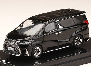 LEXUS LM 350 7座 / 黒内装 (右ハンドル) ブラック (202) (ミニカー)