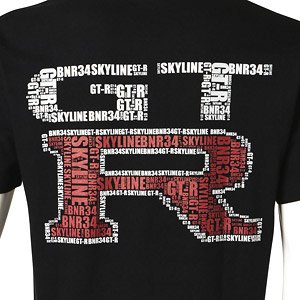 `ジザイク`デザインTシャツ スカイラインGT-R (BNR34) Lサイズ (玩具)