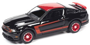 2012 フォード マスタング Boss 302 (ブラック/レッド) (ミニカー)