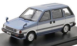 Nissan Prairie JW-G (1982) Light Blue M / White / Light Blue M (Diecast Car)