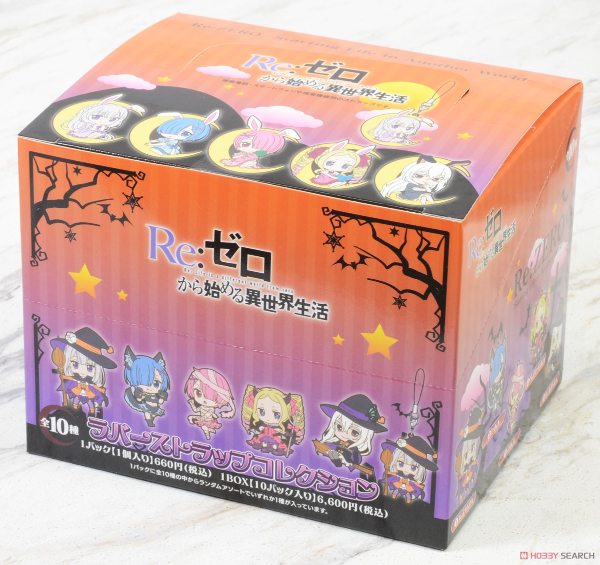 [Re: Life in a Different World from Zero] Rubber Strap Collection Autumn (Set of 10) (Anime Toy) Package1