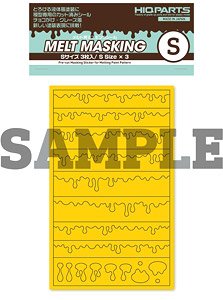Melt Pattern Masking S (3 Sheets) (Mask)