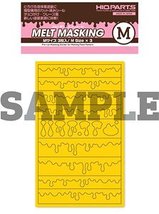 Melt Pattern Masking M (3 Sheets) (Mask)