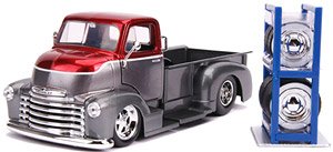 1952 Chevy COE Pickup (Red / Silver) (Diecast Car)