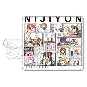 [Nijiyon -Love Live! Nijigasaki High School School Idol Club Yonkoma-] 1 Frame Election Notebook Type Smart Phone Case (Anime Toy)