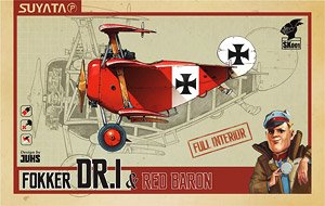 SkyNight:Fokker Dr.1 & Red Baron (Plastic model)