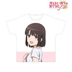 Saekano: How to Raise a Boring Girlfriend Fine [Especially Illustrated] Megumi Kato Summer Outing Ver. Full Graphic T-Shirt Unisex S (Anime Toy)
