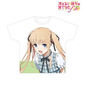 Saekano: How to Raise a Boring Girlfriend Fine [Especially Illustrated] Eriri Spencer Sawamura Summer Outing Ver. Full Graphic T-Shirt Unisex XL (Anime Toy)