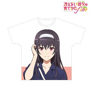 Saekano: How to Raise a Boring Girlfriend Fine [Especially Illustrated] Utaha Kasumigaoka Summer Outing Ver. Full Graphic T-Shirt Unisex M (Anime Toy)