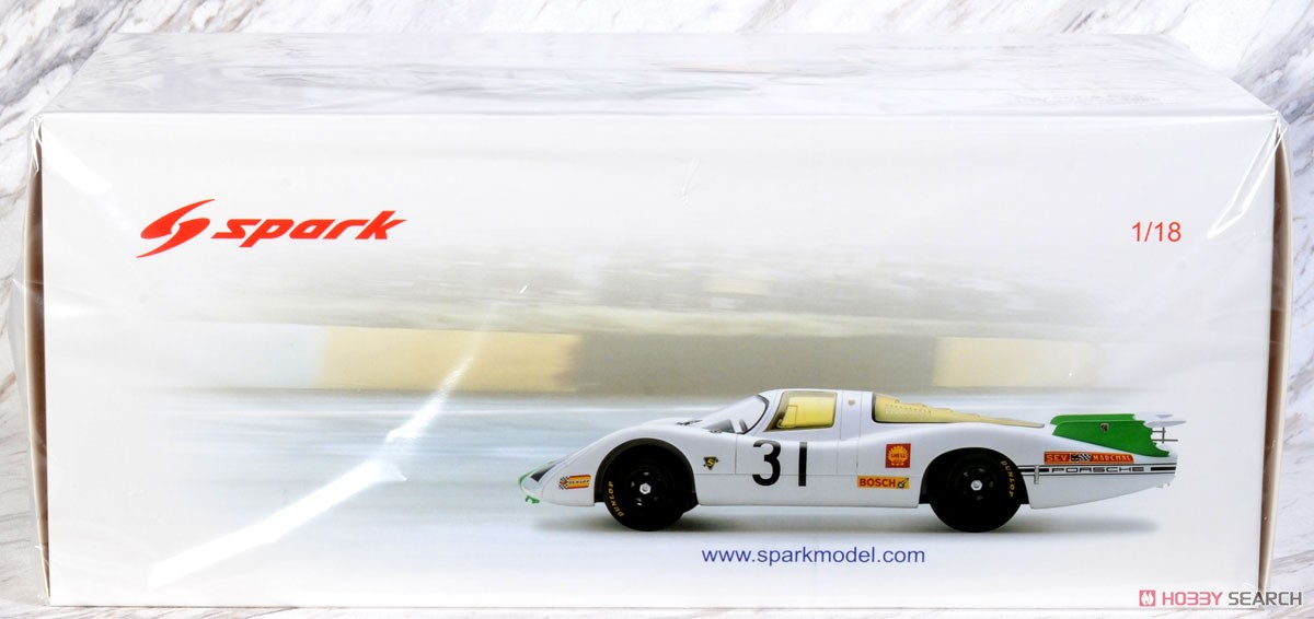 Porsche 908 No.31 24H Le Mans 1968 J.Siffert H.Herrmann (ミニカー) パッケージ1