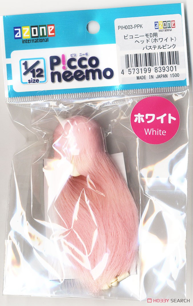 Head for Picconeemo D (White) (Hair Color / Pastel Pink) (Fashion Doll) 商品画像3