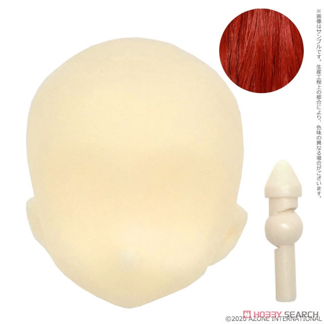 Head for Picconeemo D (White) (Hair Color / Red) (Fashion Doll) 商品画像1