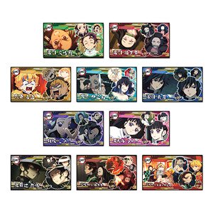 Demon Slayer: Kimetsu no Yaiba Trading Mini Folding Screen (Set of 10) (Anime Toy)