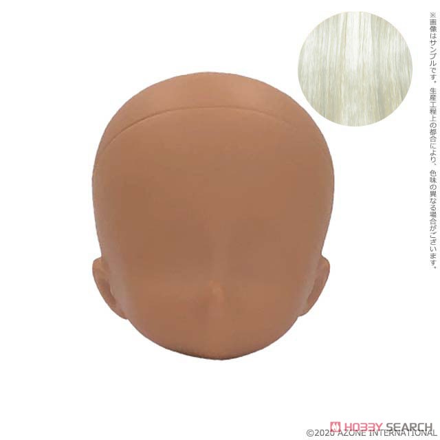 Head for Pureneemo (Tan) (Hair Color / White) (Fashion Doll) 商品画像1