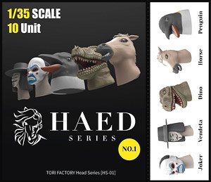 Head Series - 01 (Set of 10) (Plastic model)