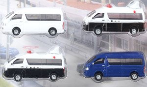 Toyota Hiace Super Long (Police Vehicle) (4 Pieces) (Model Train)