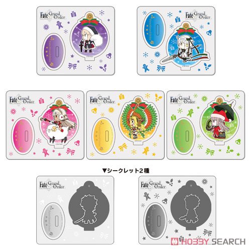 Fate/Grand Order Puchi Servant! Battle Ornament Style Acrylic Key Ring (Set of 6) (Anime Toy) 商品画像2