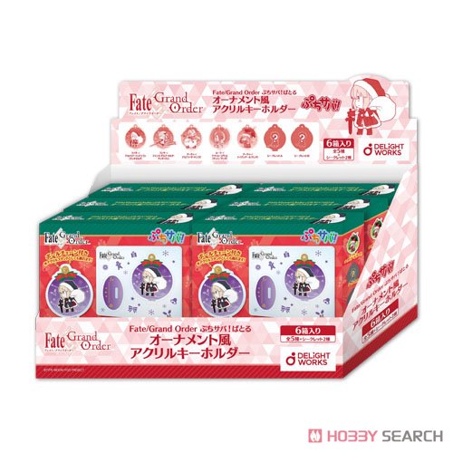 Fate/Grand Order Puchi Servant! Battle Ornament Style Acrylic Key Ring (Set of 6) (Anime Toy) パッケージ1