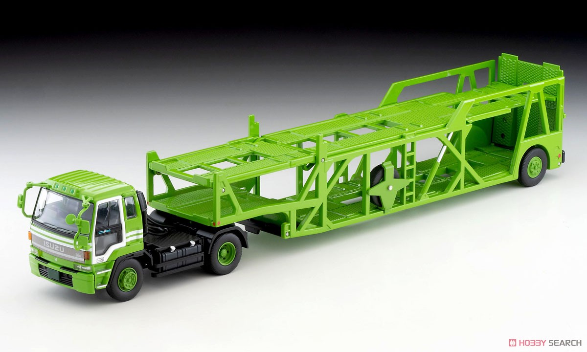 TLV-N225a Isuzu 810EX Car Transporter (Green) (Diecast Car) Item picture1