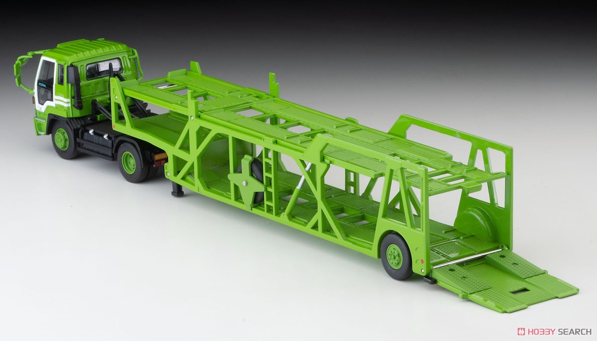 TLV-N225a Isuzu 810EX Car Transporter (Green) (Diecast Car) Item picture16