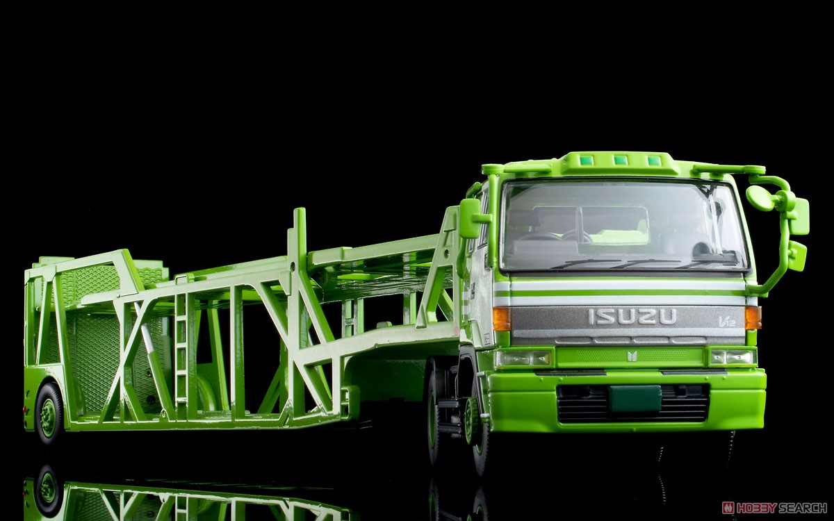 TLV-N225a Isuzu 810EX Car Transporter (Green) (Diecast Car) Item picture18