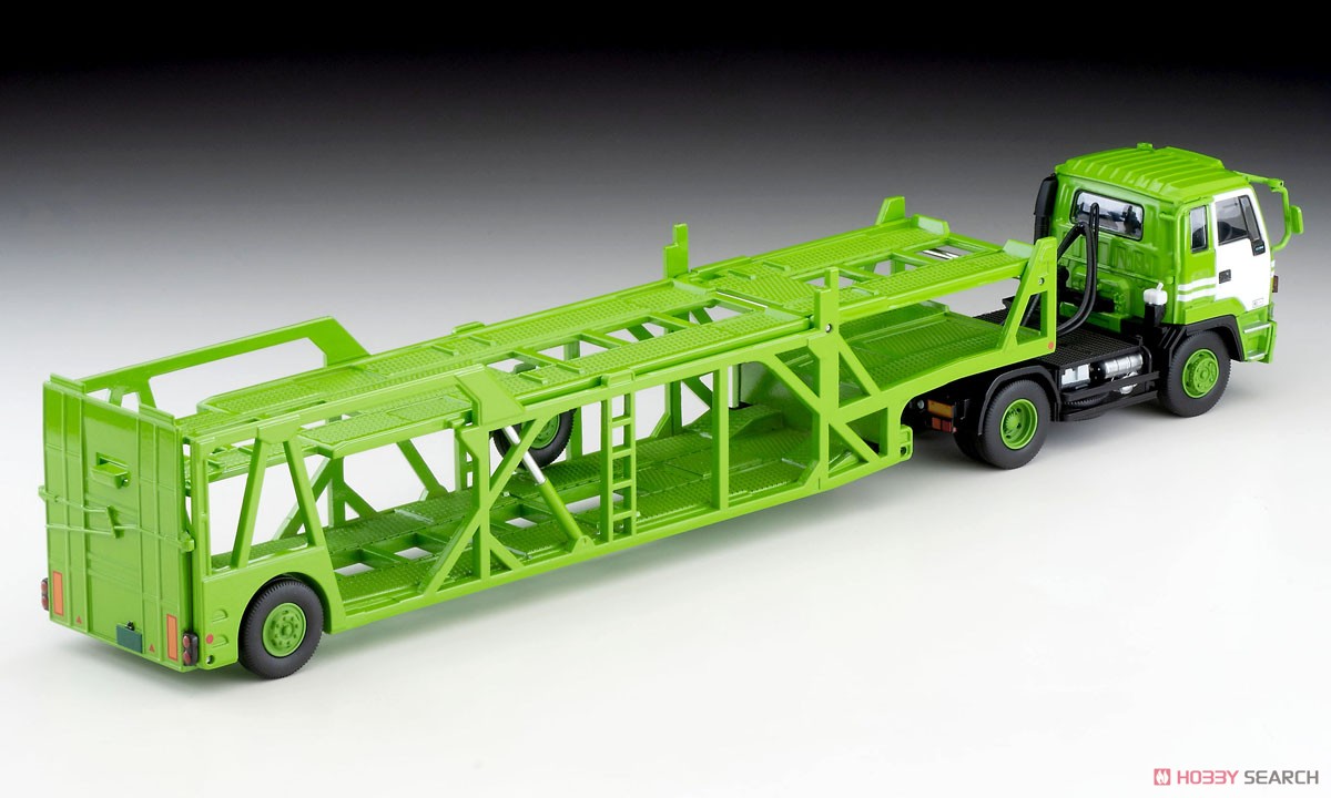 TLV-N225a Isuzu 810EX Car Transporter (Green) (Diecast Car) Item picture2