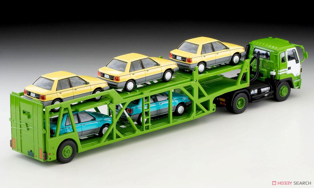 TLV-N225a Isuzu 810EX Car Transporter (Green) (Diecast Car) Other picture4