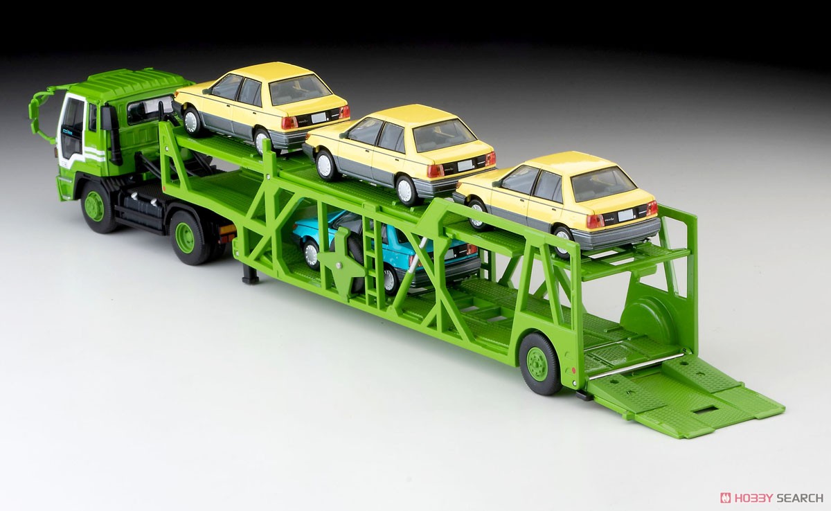 TLV-N225a Isuzu 810EX Car Transporter (Green) (Diecast Car) Other picture8