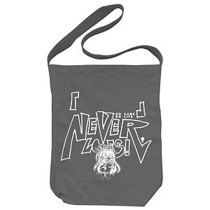 No Game No Life Shiro`s `[ ] (Blank) Never Loses` Shoulder Tote Medium Gray (Anime Toy)