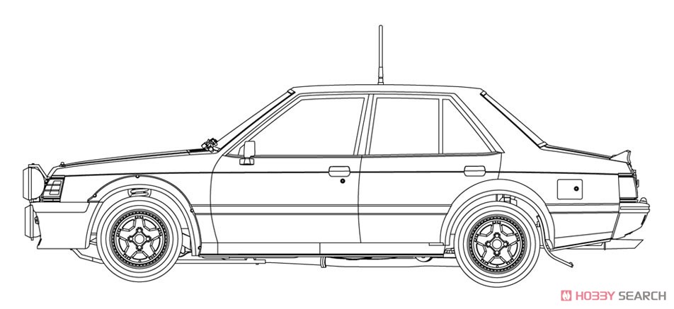 三菱 ランサー EX 2000 ターボ `1982年 1000湖ラリー ` (プラモデル) その他の画像2