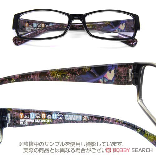 Yurucamp Character Print Glasses (Anime Toy) Item picture1