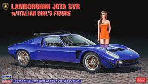 Lamborghini Jota SVR w/Italian Girls Figure (Model Car)
