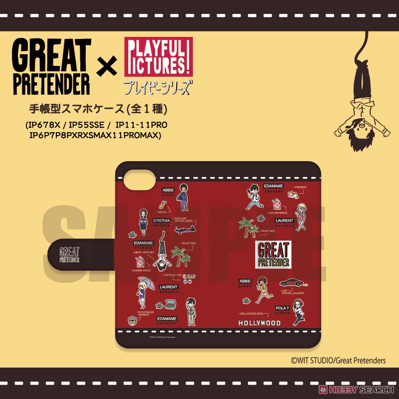 [Great Pretender] Notebook Type Smart Phone Case (iPhone5/5s/SE) PlayP-A (Anime Toy) Other picture1