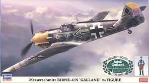 メッサーシュミット Bf109E-4/N `ガーランド` w/フィギュア (プラモデル)