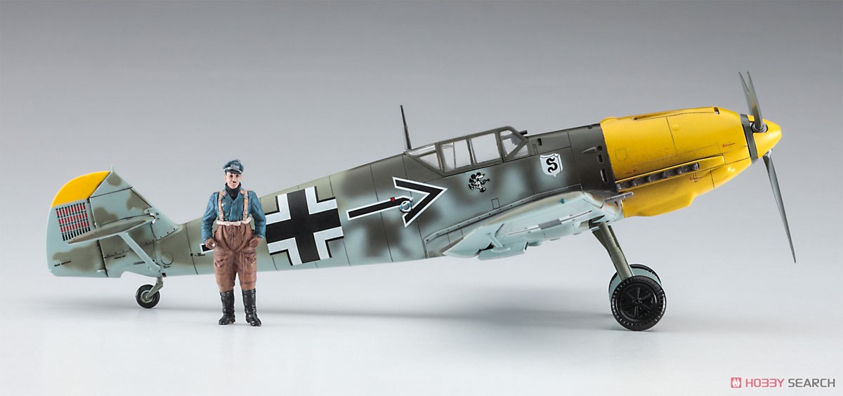 Messerschmitt Bf109E-4/N Galland w/Figure (Plastic model) Item picture4
