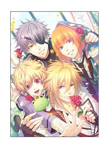 Beast Master and Prince: Flower & Snow Mini Acrylic Art (Anime Toy)