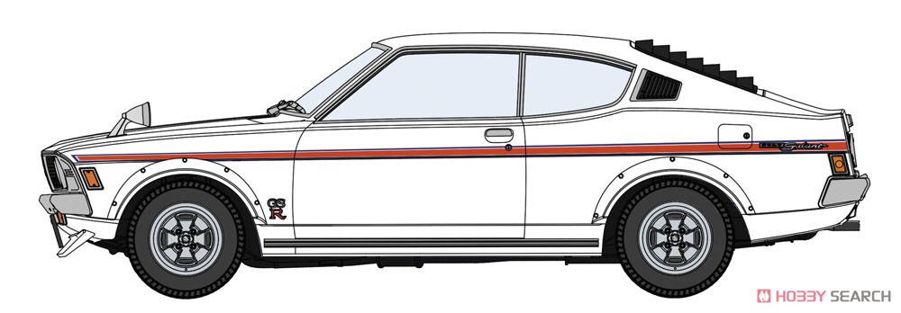 三菱 ギャラン GTO 2000GSR w/チンスポイラー (プラモデル) 塗装1