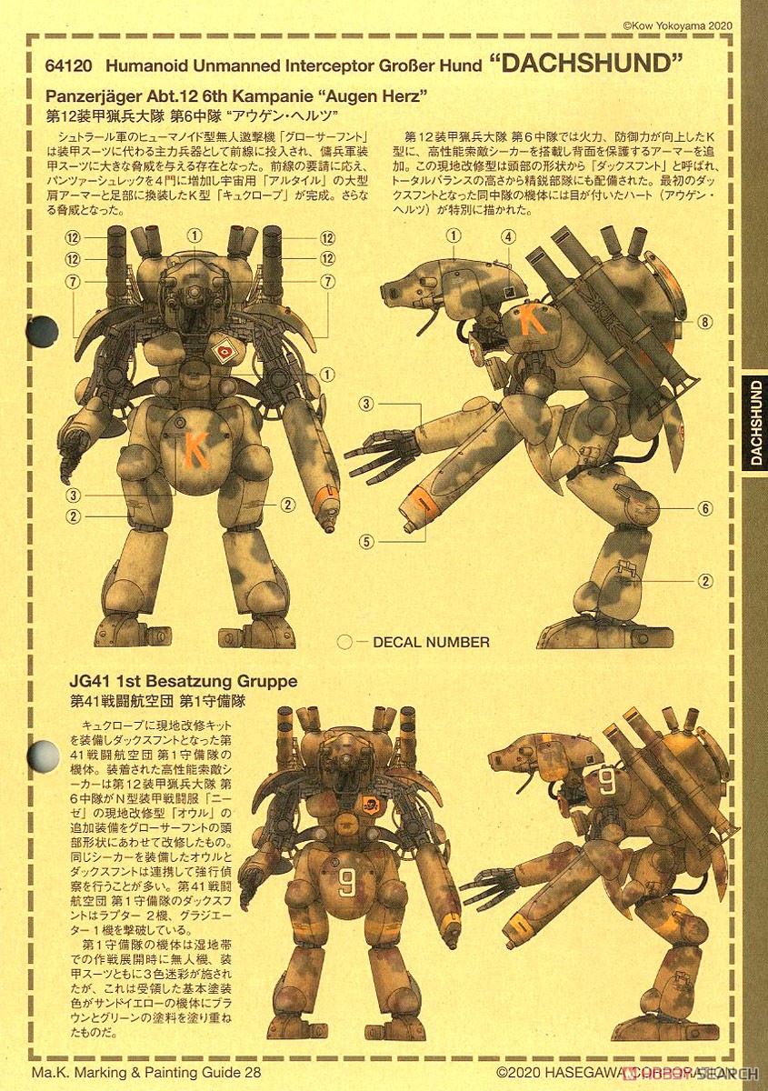 Humanoid Unmanned Interceptor Groserhund `Dachs Hund` (Plastic model) About item2