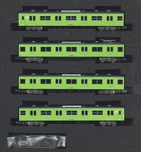 JR 103系 (関西形・ウグイス・NS407編成・グレー台車) 4輛編成セット (動力付き) (4両セット) (塗装済み完成品) (鉄道模型)